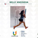 Nelly Knezkova represents the Czech Republic in international university games