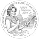 Patsy Takemoto Mink honored with U.S. quarter