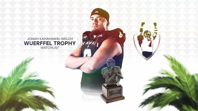 Jonah Kahahawai-Welch announcement 
