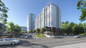 render of residences for graduate students at u h manoa