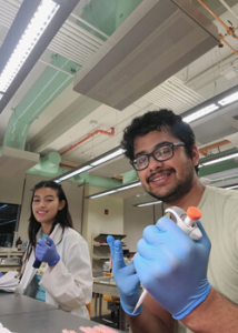 Students in a lab