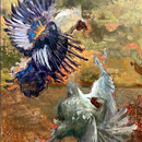 Cockfighting canvas and recycled glass, among UH art purchased by state