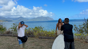Filming outside