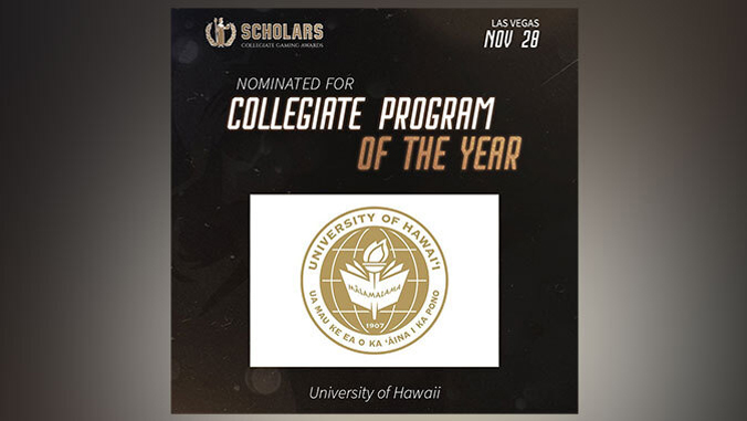 graphic promoting collegiate program of the year