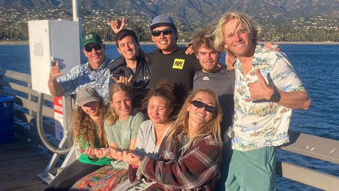 Coed sailing team