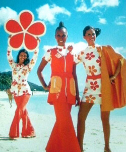 Aloha Airlines flight attendants in the 1960s