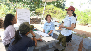 Group of students talking