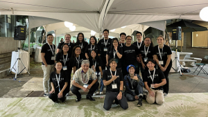 group of people posing for a photo