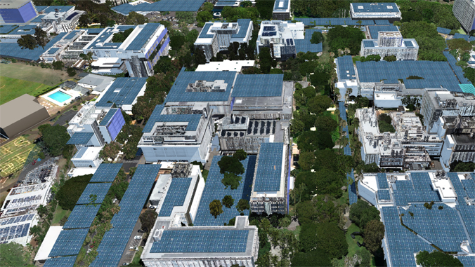 solar rendering