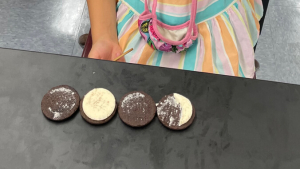 oreos on a desk