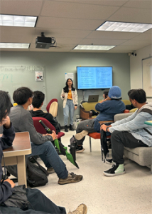 people sitting in a classroom