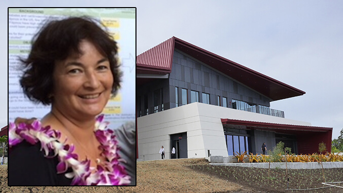 Deborah Taira and the U H Hilo Pharmacy college