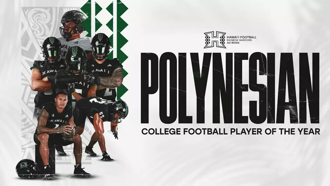 football players with a title "polynesian college football player of the year"