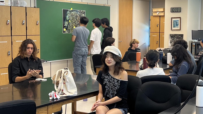 students in classroom
