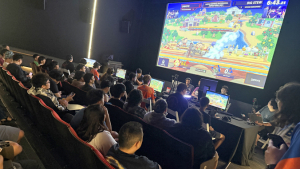 people sitting in an auditorium