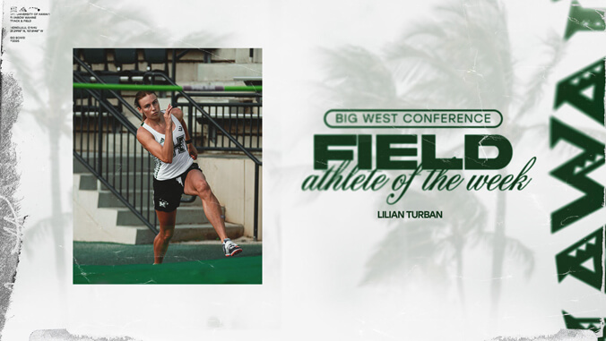Lilian Turban and All-Big West graphic