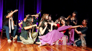 people performing Indian dance