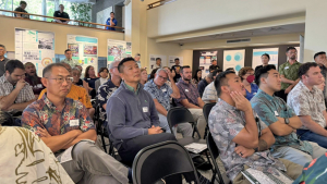 people sitting in an audience