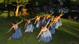 Hula performers