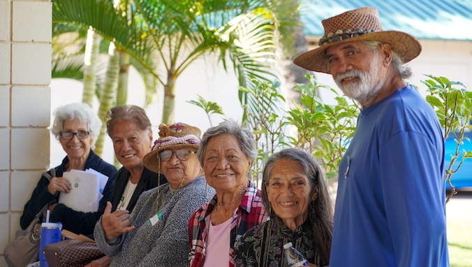 Attendees at dementia event