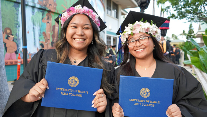 U H West Oahu graduates