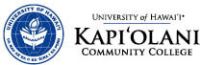 view contents for Kapiolani Community College