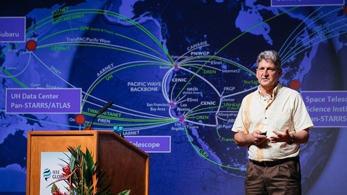 UH President Lassner at the 2019 IEEE GLOBECOM Conference