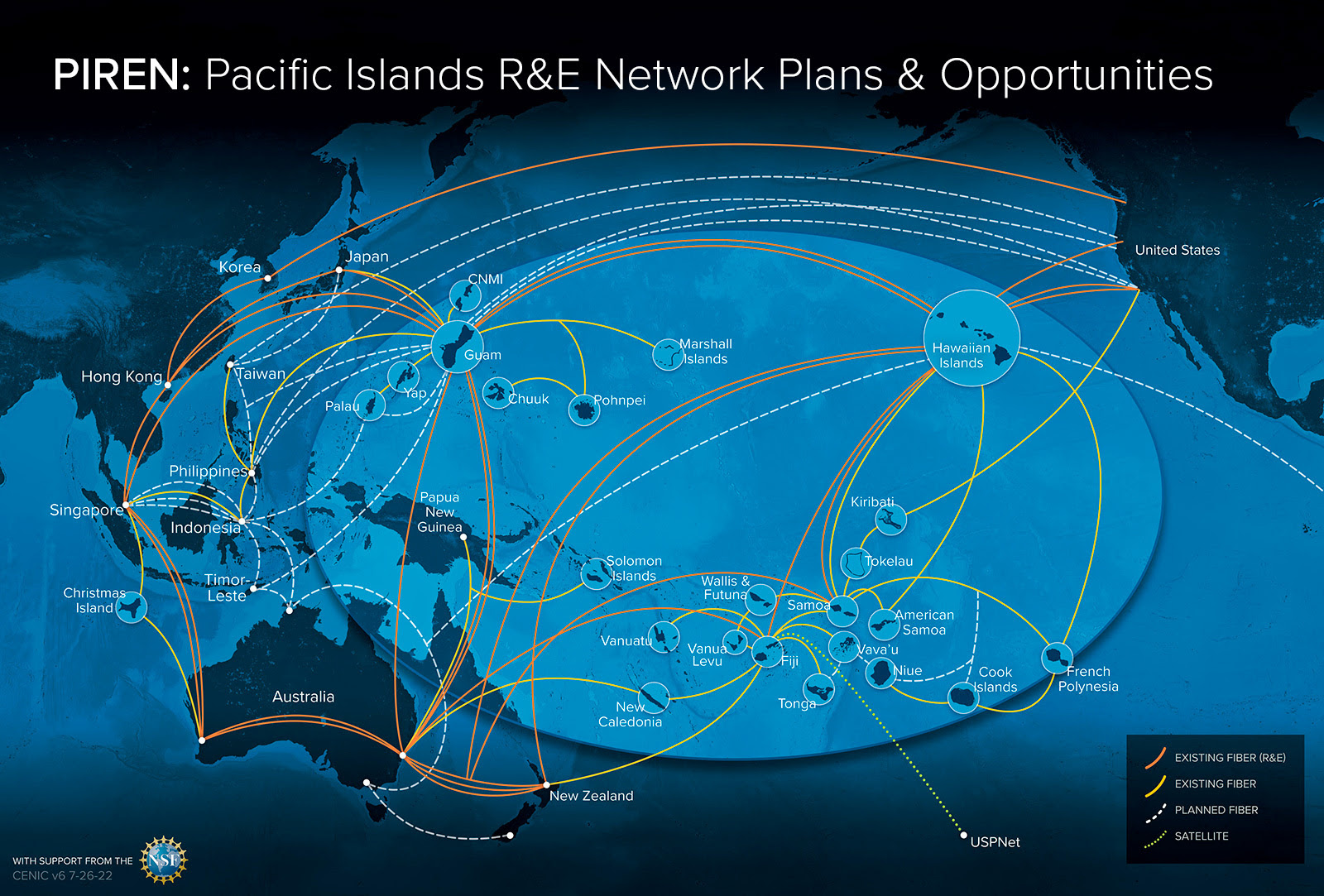PIREN: Pacific Islands R&E Network Plans and Opportunities