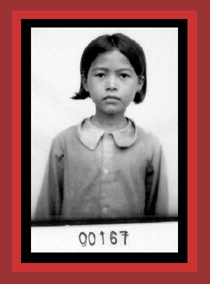 A young Khmer Rouge victim