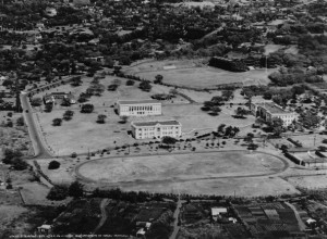 Aerial photo of Mānoa campus, 1926