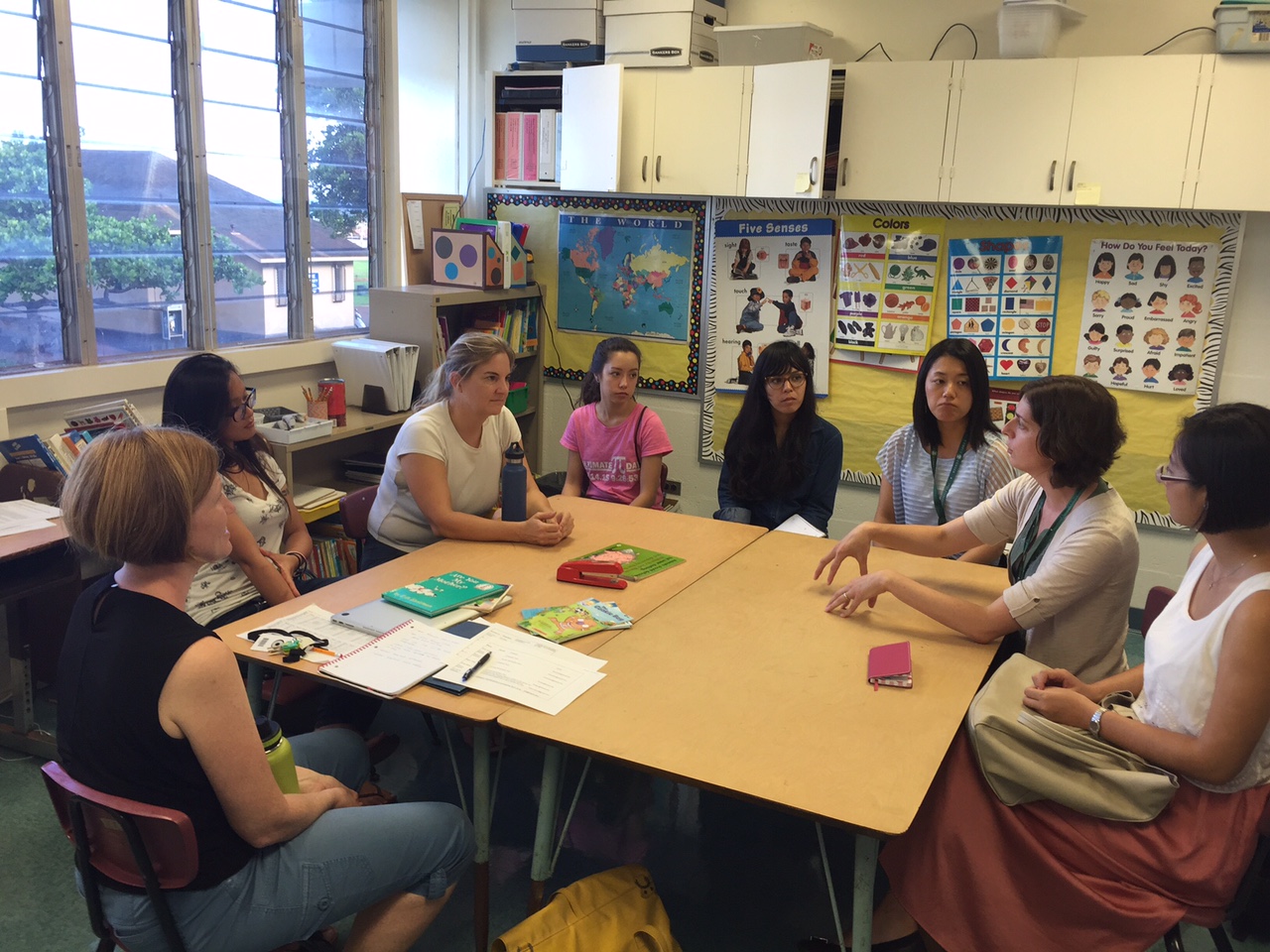 SLS VOLUNTEER TUTORS AT WAI‘ALAE ELEMENTARY SCHOOL, FALL 2015