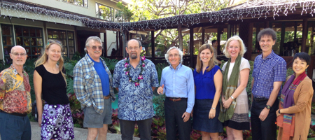 Photo of 9 members of Department of Second Language Studies