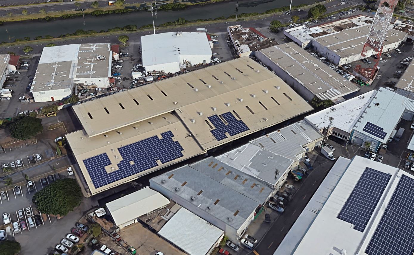 photo of Honolulu Community College Automotive Mechanics Technology photo voltaic system