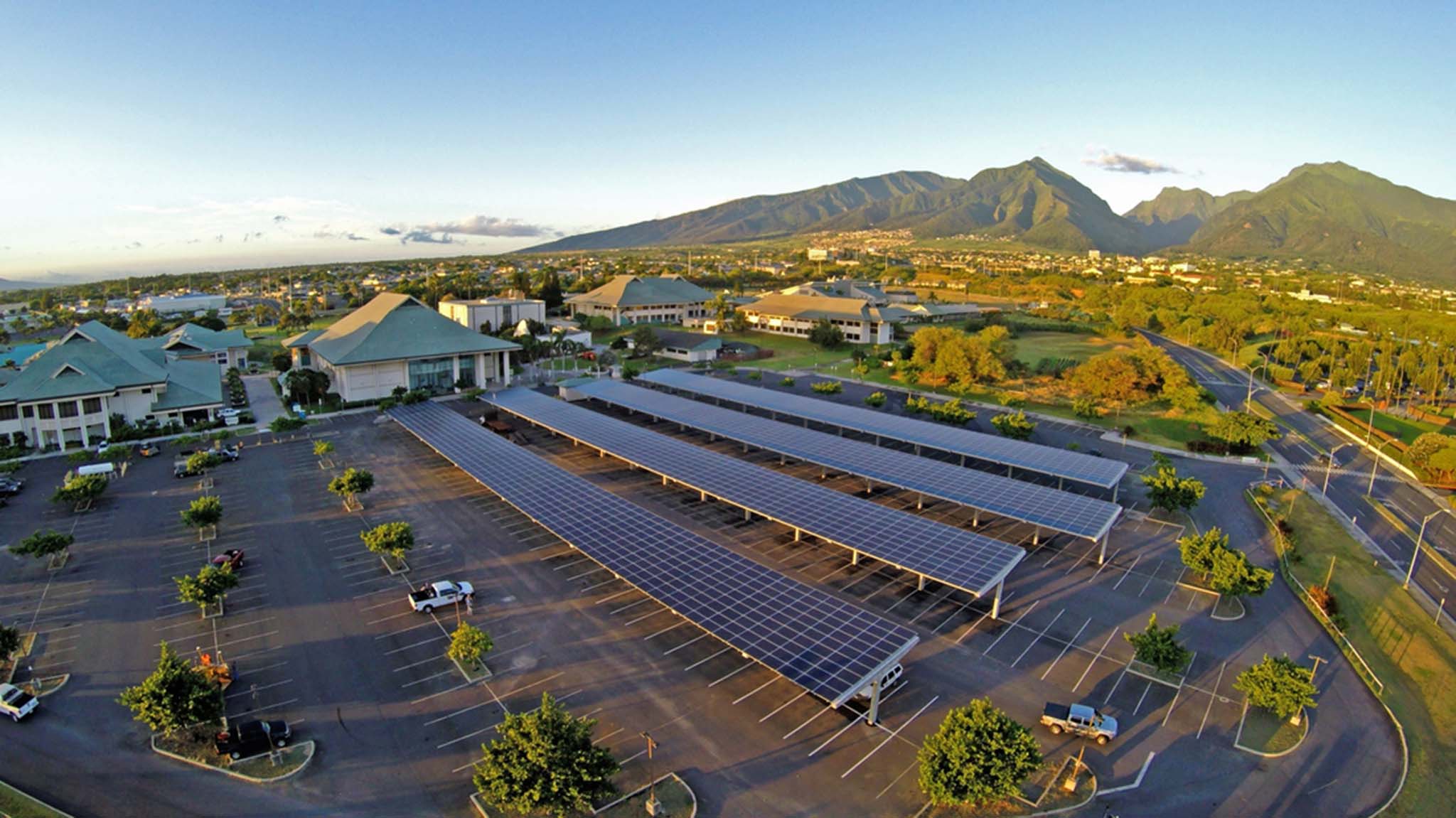 photo of Maui College Covered Parking photo voltaic system