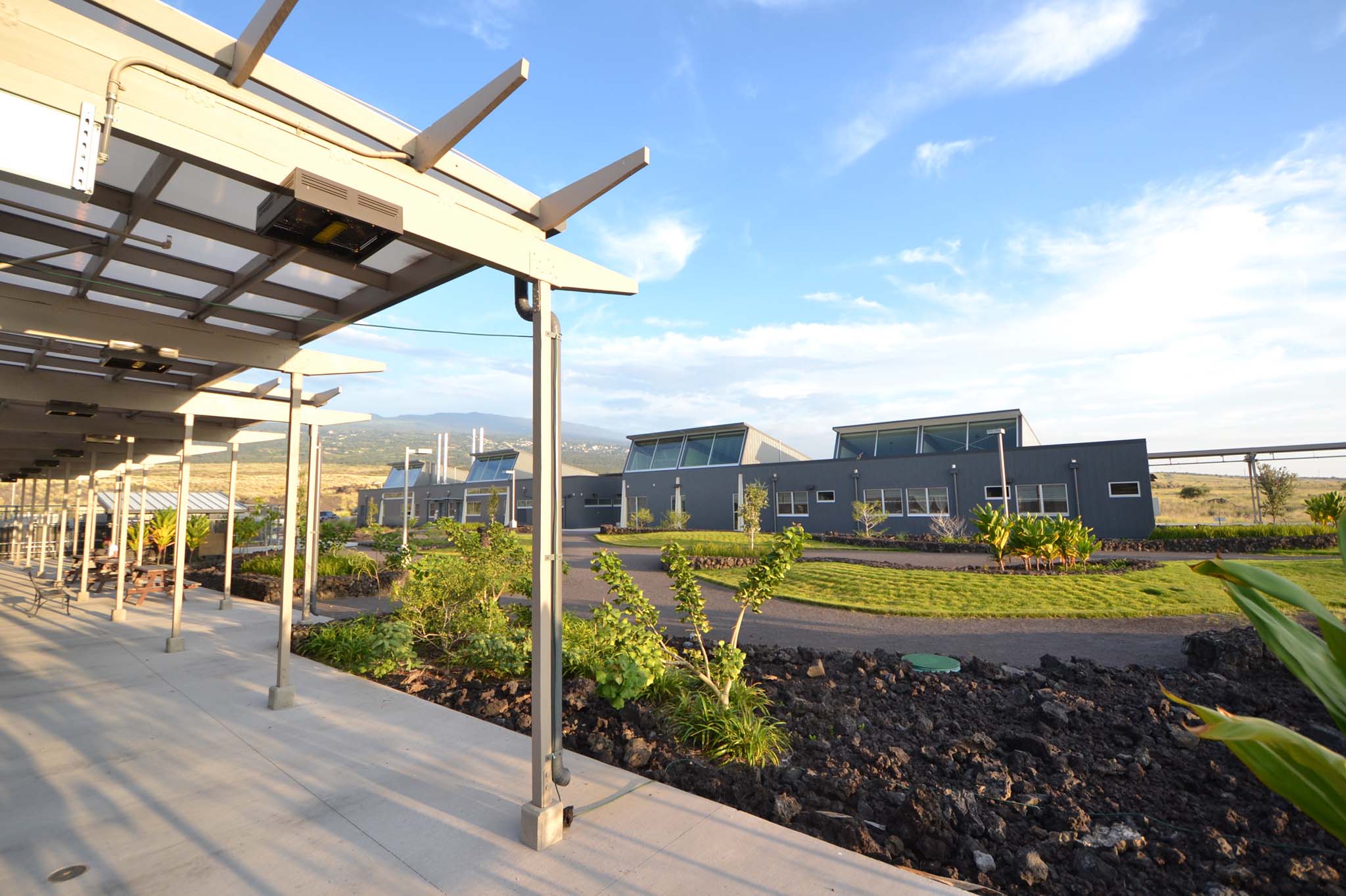 photo of Hawaii Community College Palamanui photo voltaic system