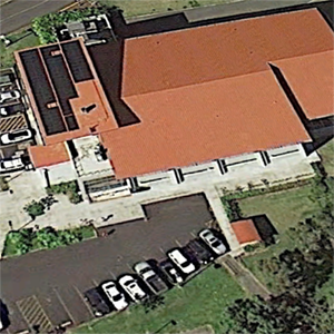 Rooftop solar array on the Science and Technology building