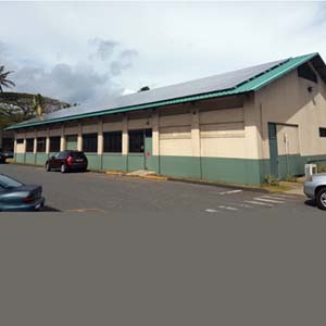 Welding Shop rooftop solar array