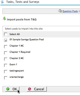 Laulima Mneme, Choose Item(s) to Import