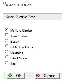Laulima Mneme, Choose Question Type