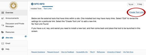 image of clicking on create tool link