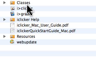 Classes folder