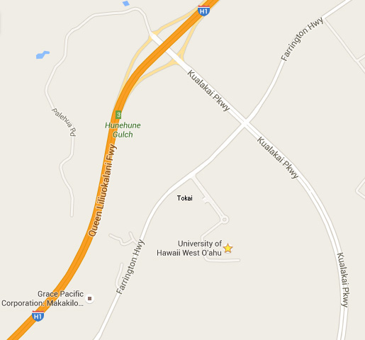 directions to West O'ahu, Kapolei Campus