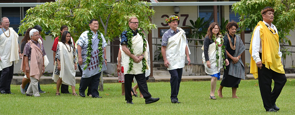 Group of people in a ceremony