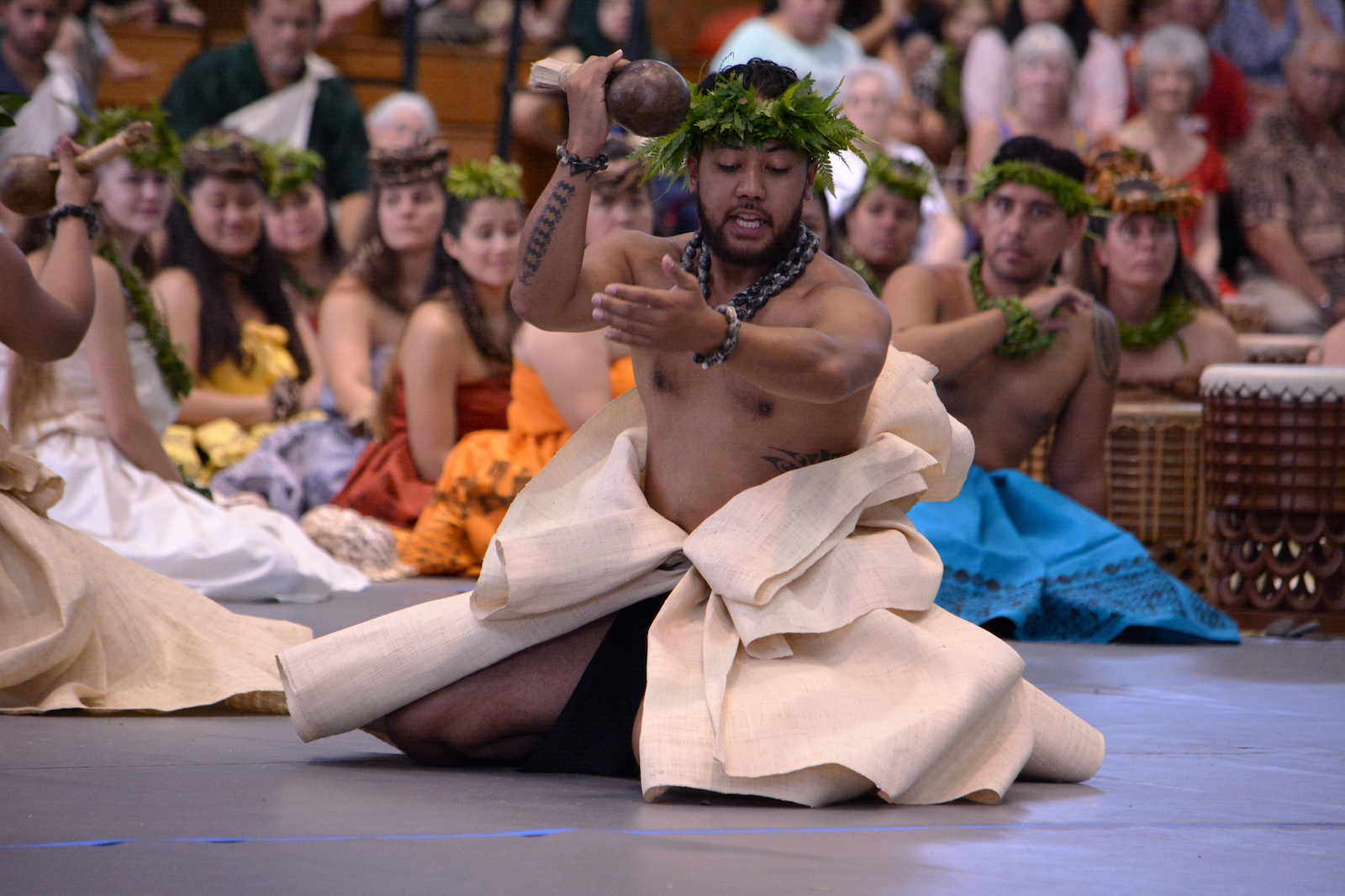 man chanting