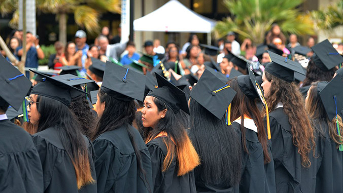 U H Maui College commencement