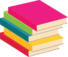 stack of books for reading
